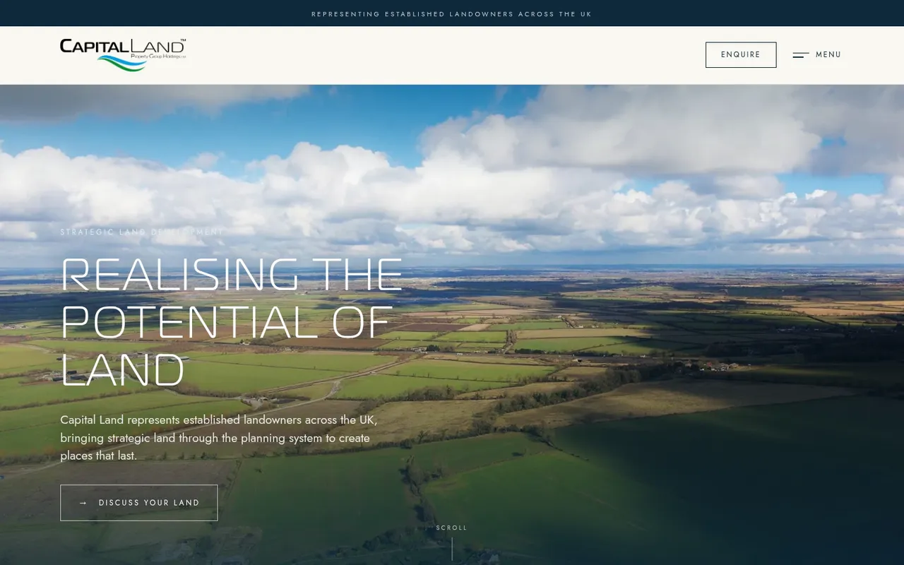 Capital Land Property Group website